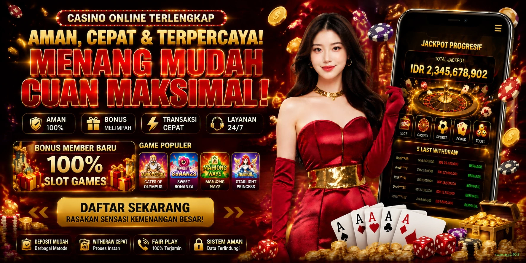 Ikon aplikasi savaya303 resmi